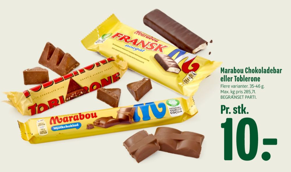 Marabou Fransk Nougat, Chokoladebar