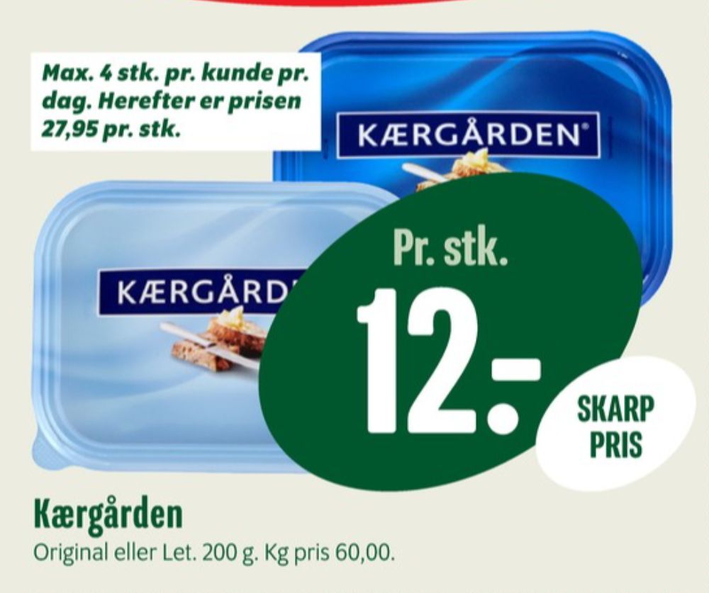 Kærgården, Smørbar