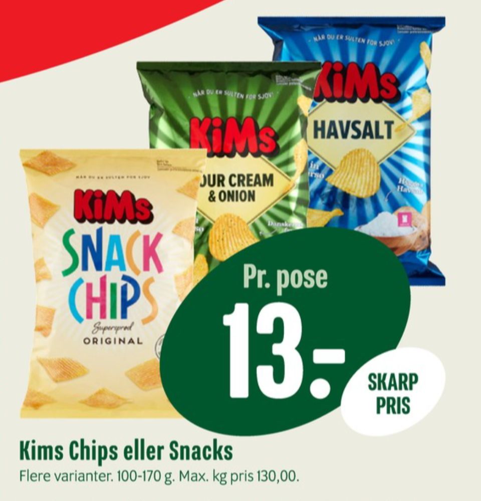 Kims, Havsalt Chips