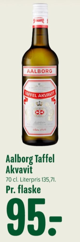 AAlborg Taffel Akvavit, Akvavit