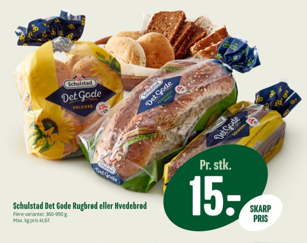 Schulstad Det Gode, Solsikkerugbrød