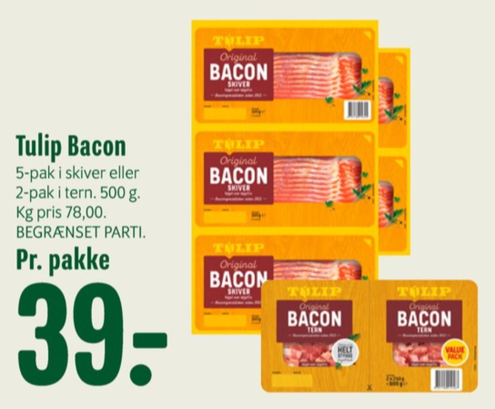 Tulip, Baconskiver