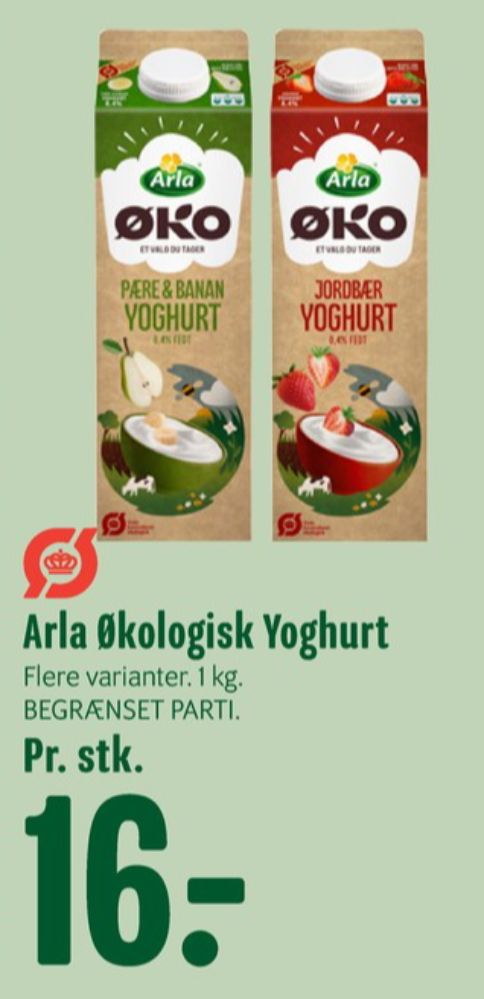 Arla, Pære & Banan Yoghurt 