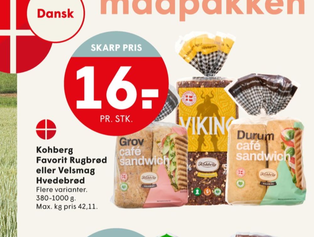Kohberg Viking, Rugbrødsskiver