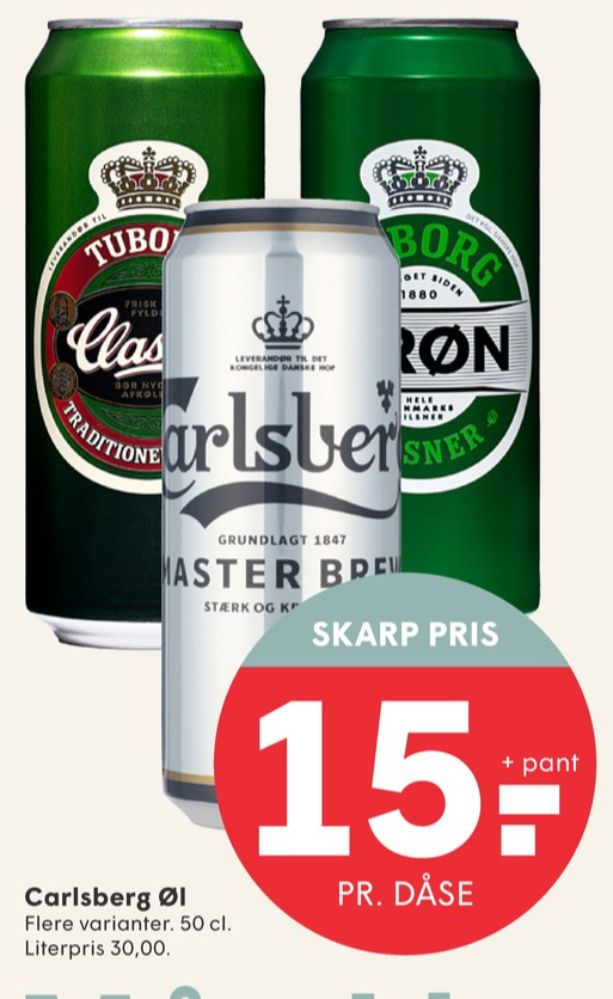 Tuborg Classic, Øl