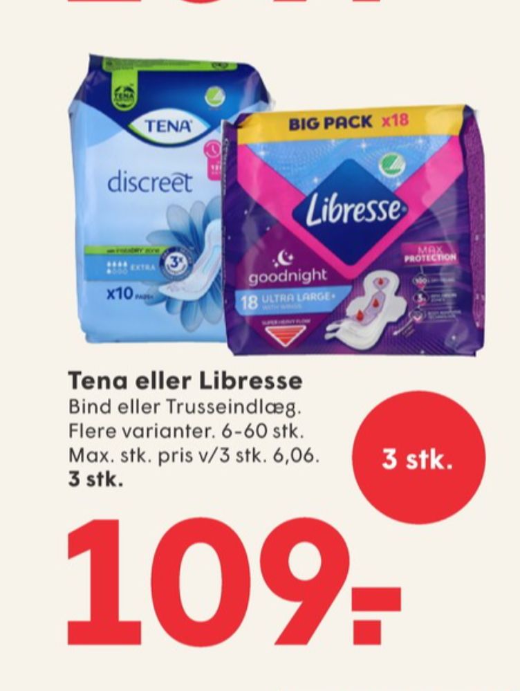Libresse, Bind