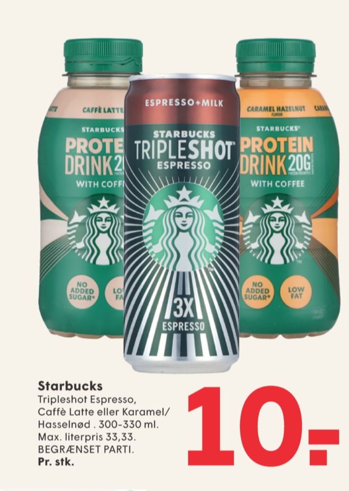 Starbucks, Protein Iskaffe