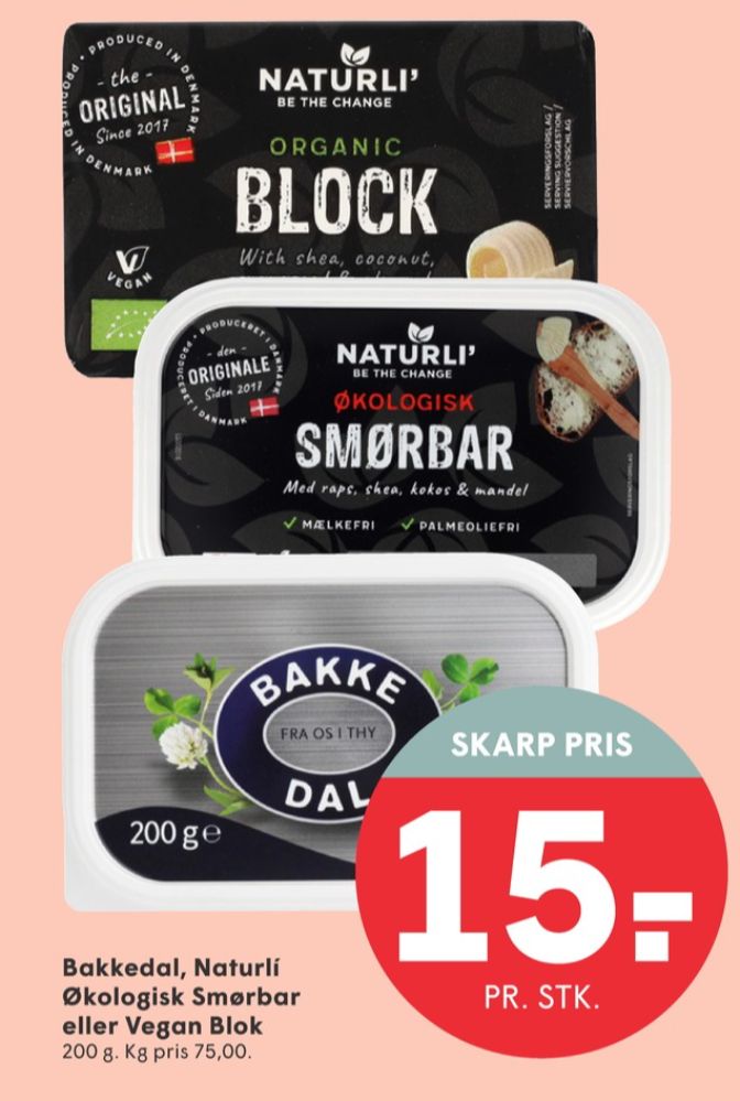 Naturli', Smørbar