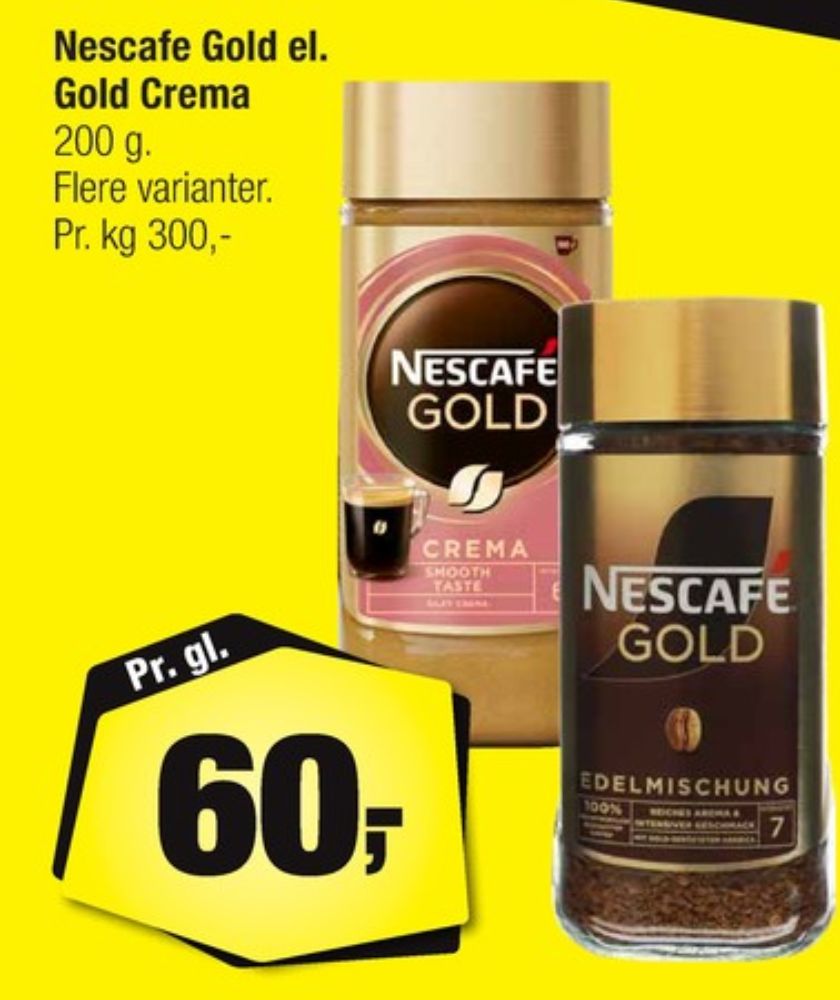 Nescafe Gold, Instant Kaffe