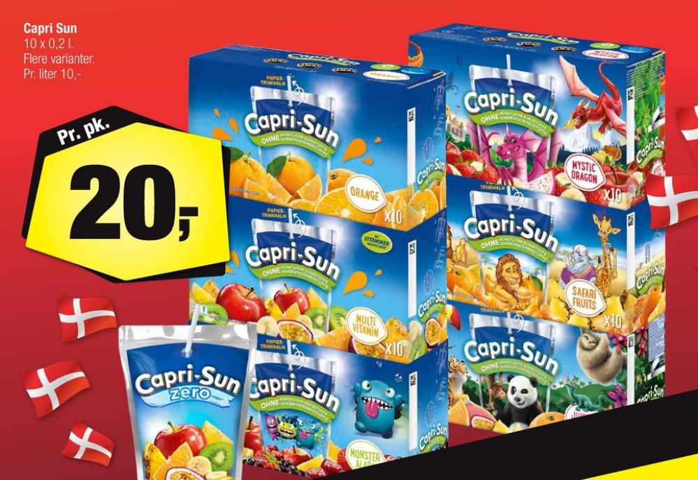 Capri-Sun, Frugtdrik Safari Fruits