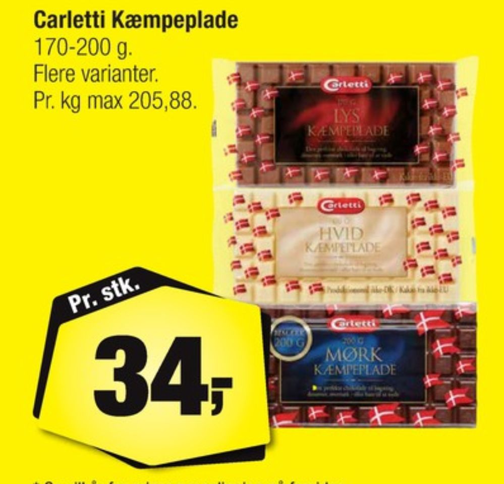 Carletti, Mørk Kæmpeplade