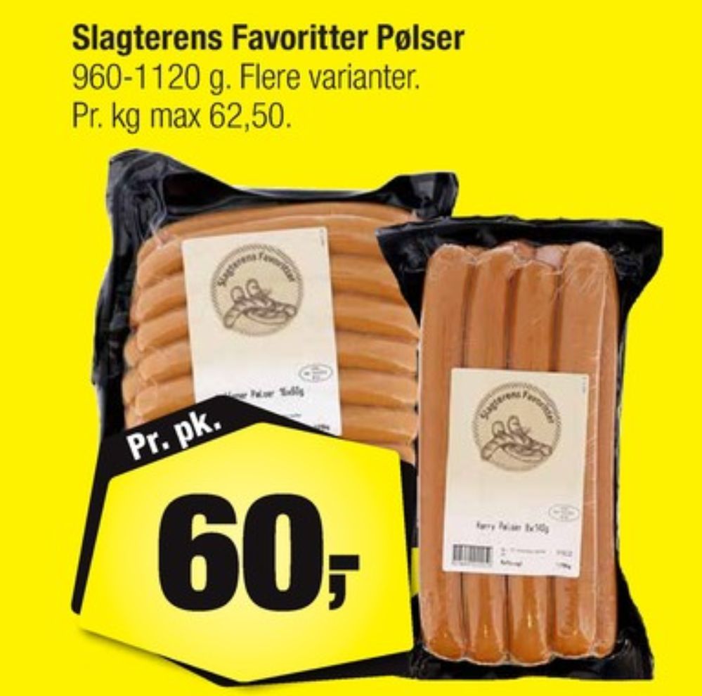 Slagterens Favoritter, Wienerpølser