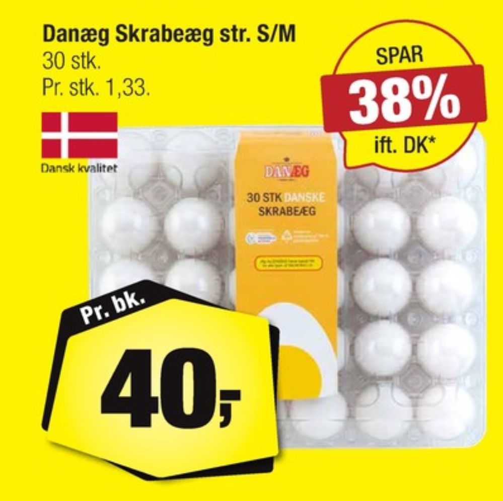 Danæg, Skrabeæg S/M