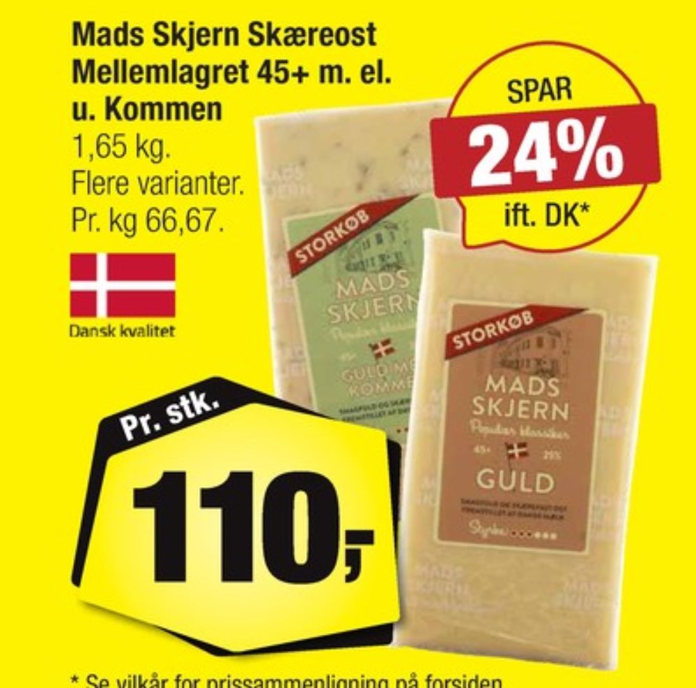 Mads Skjern, Skæreost 45+ Guld Kommen