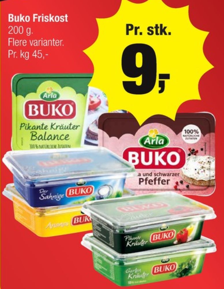 Buko, Flødeost Ananas