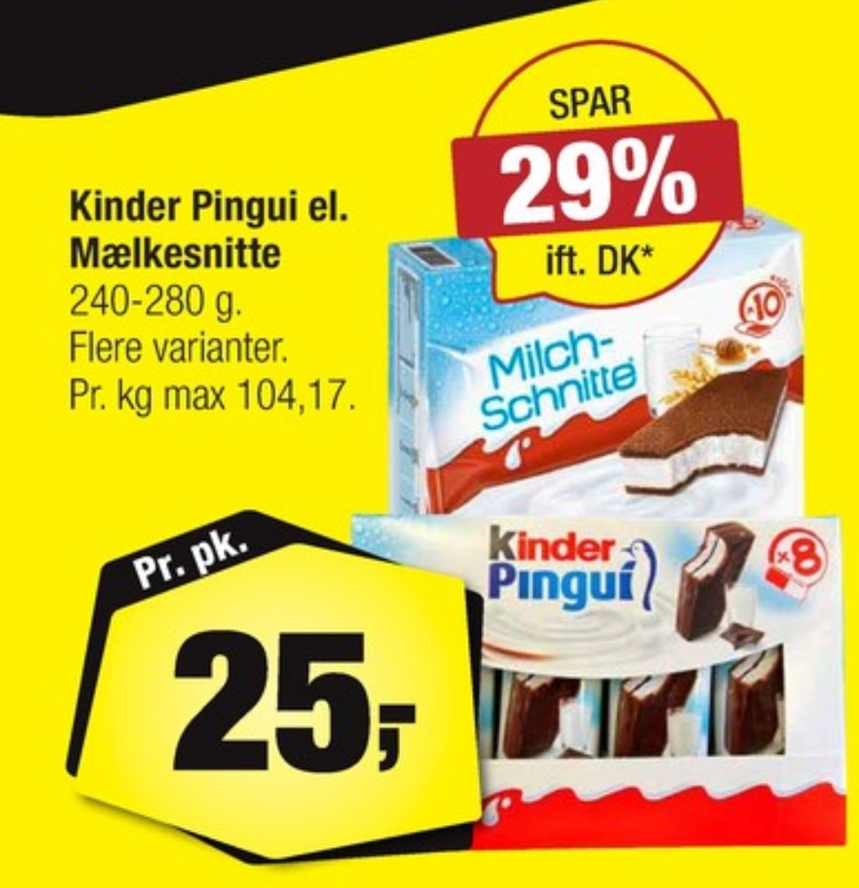 Kinder Pingui, Cool Snacks