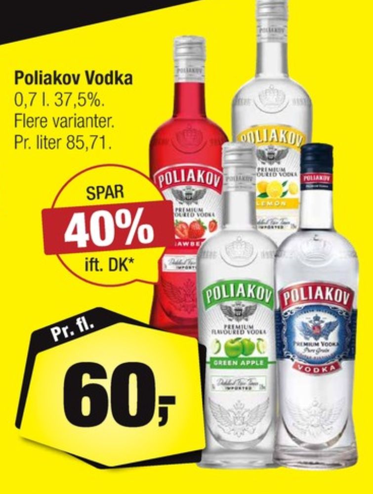 Poliakov Lemon, Vodka