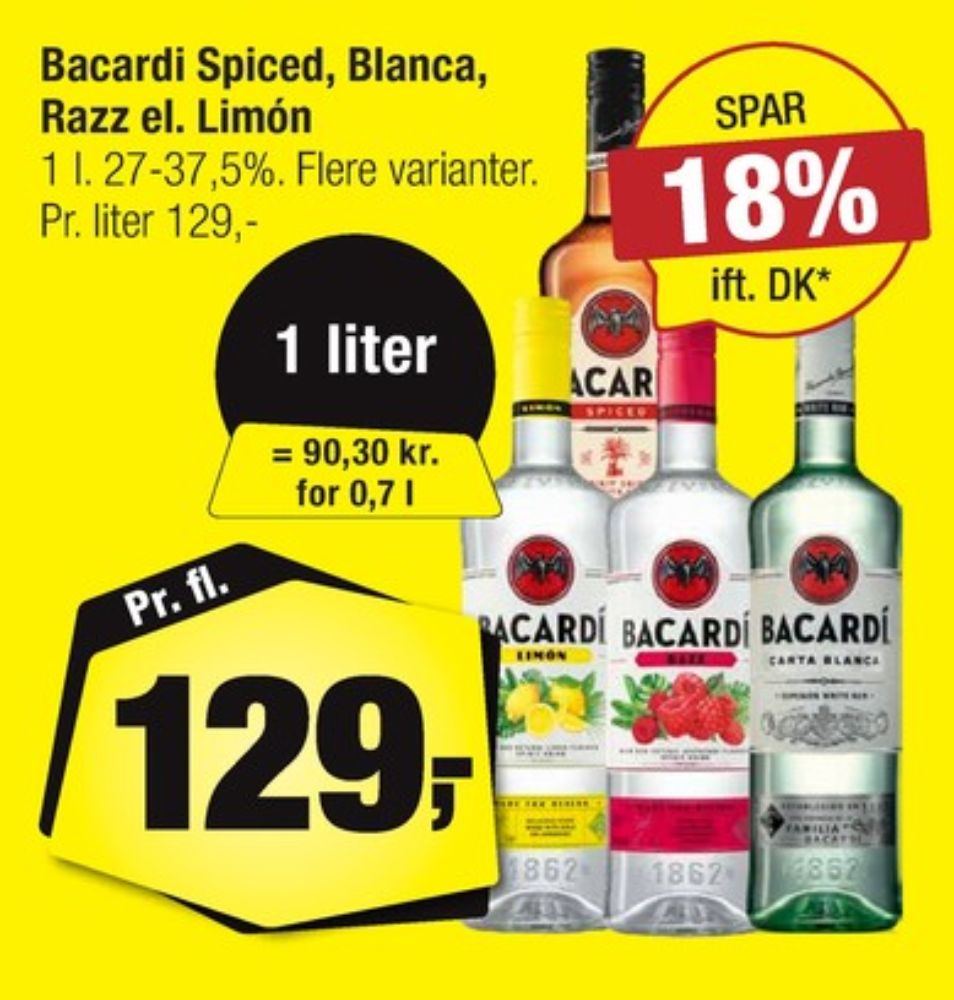 Bacardi Spiced, Rom