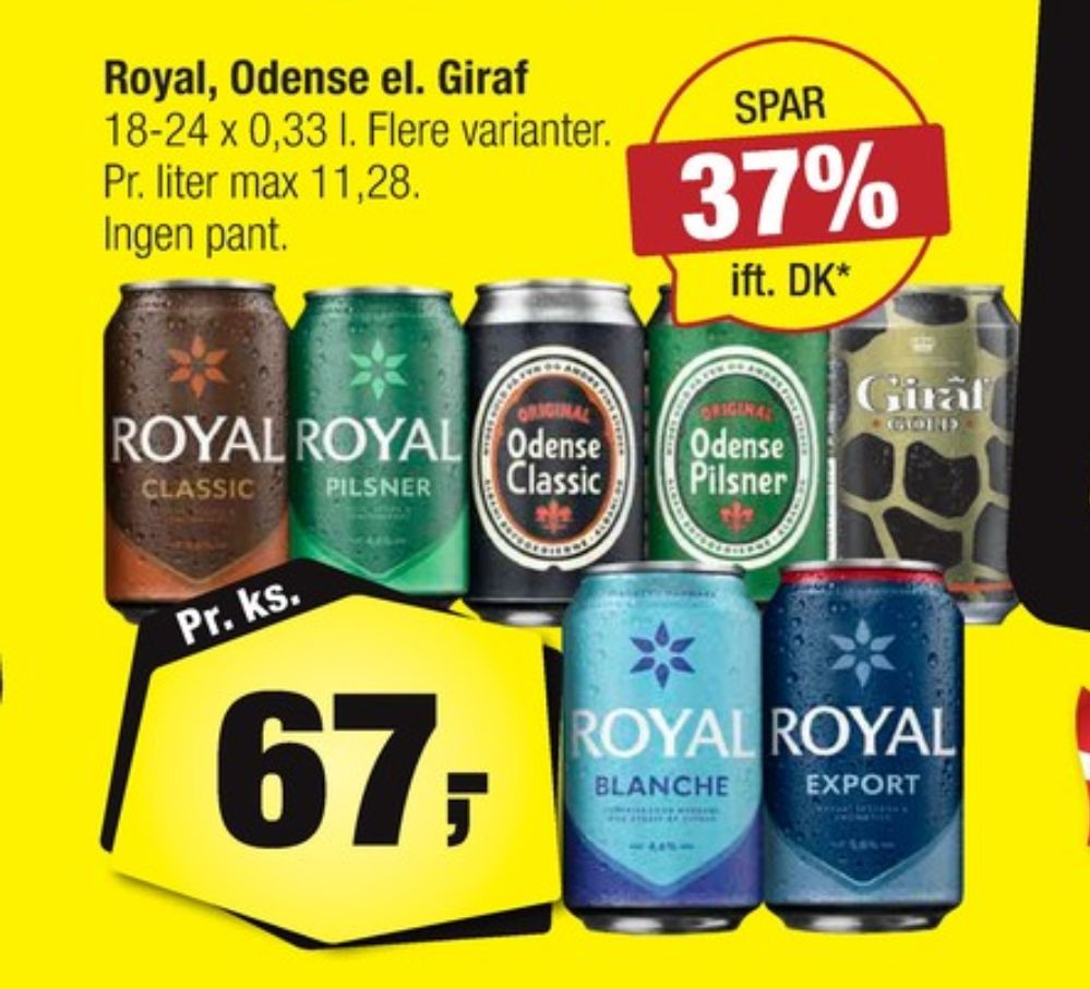 Odense Classic, Øl 24 pk.