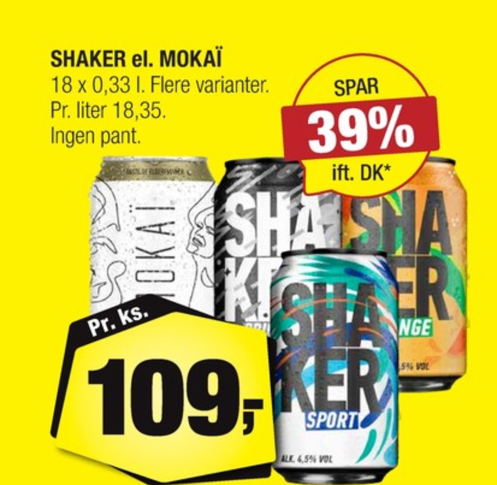 Shaker, Orange RTD 18 pk.