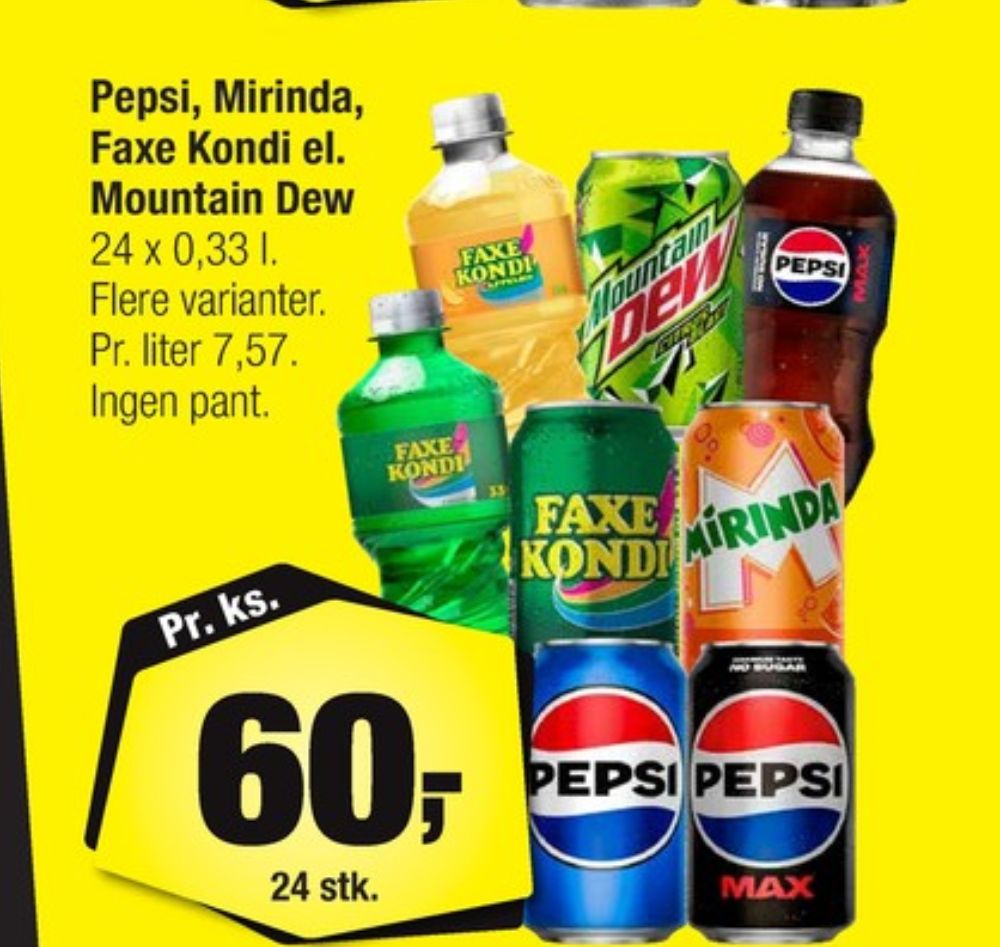 Pepsi Max, Cola 24 pk.