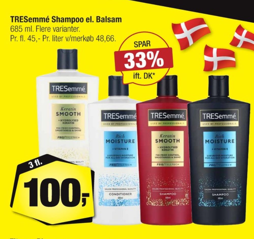 TreSemmé, Shampoo