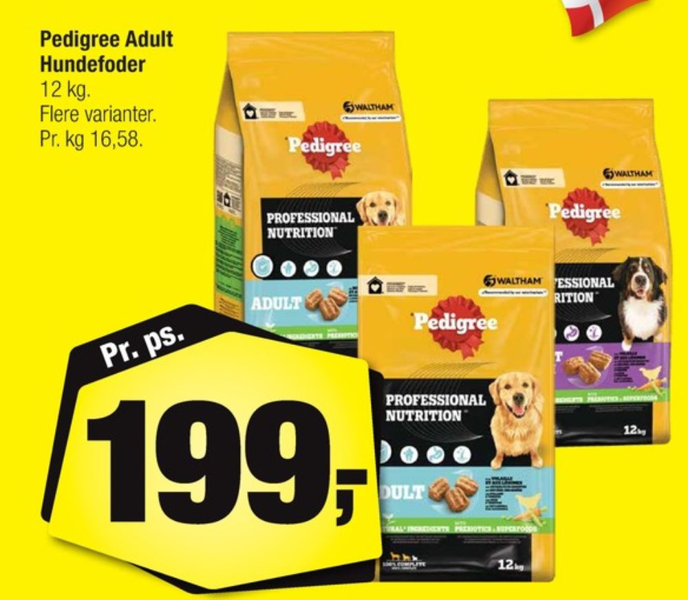 Pedigree, Hundefoder