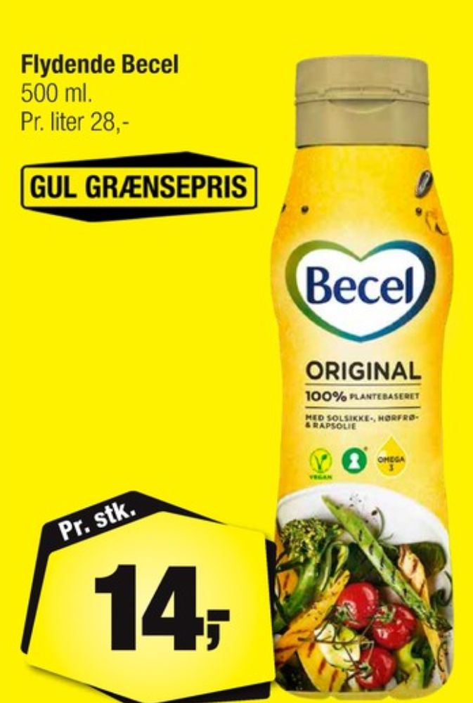 Becel, Margarine - flydende original