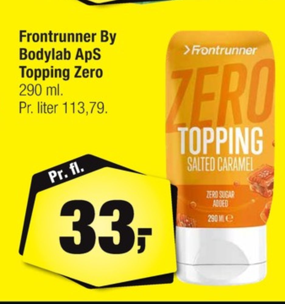 Bodylab Frontrunner, Zero Topping Salted Caramel