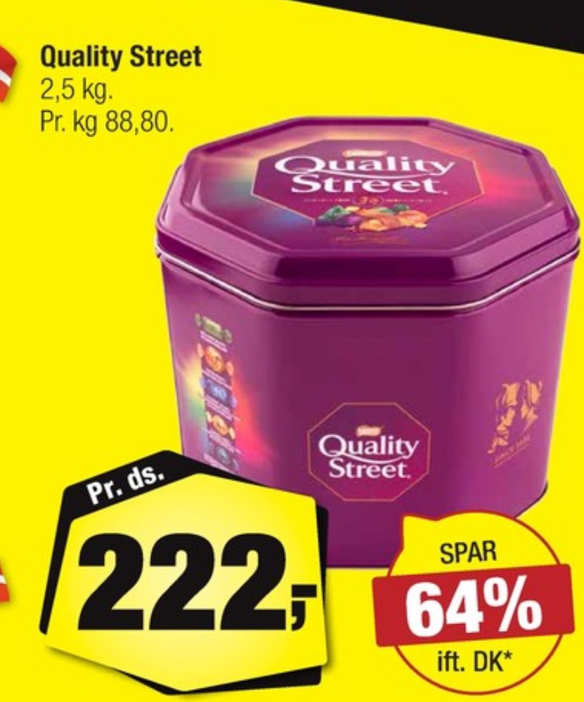 Quality Street, Dessertchokolade