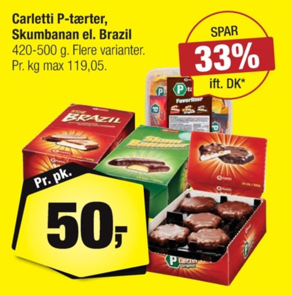 Carletti, P-tærter Original