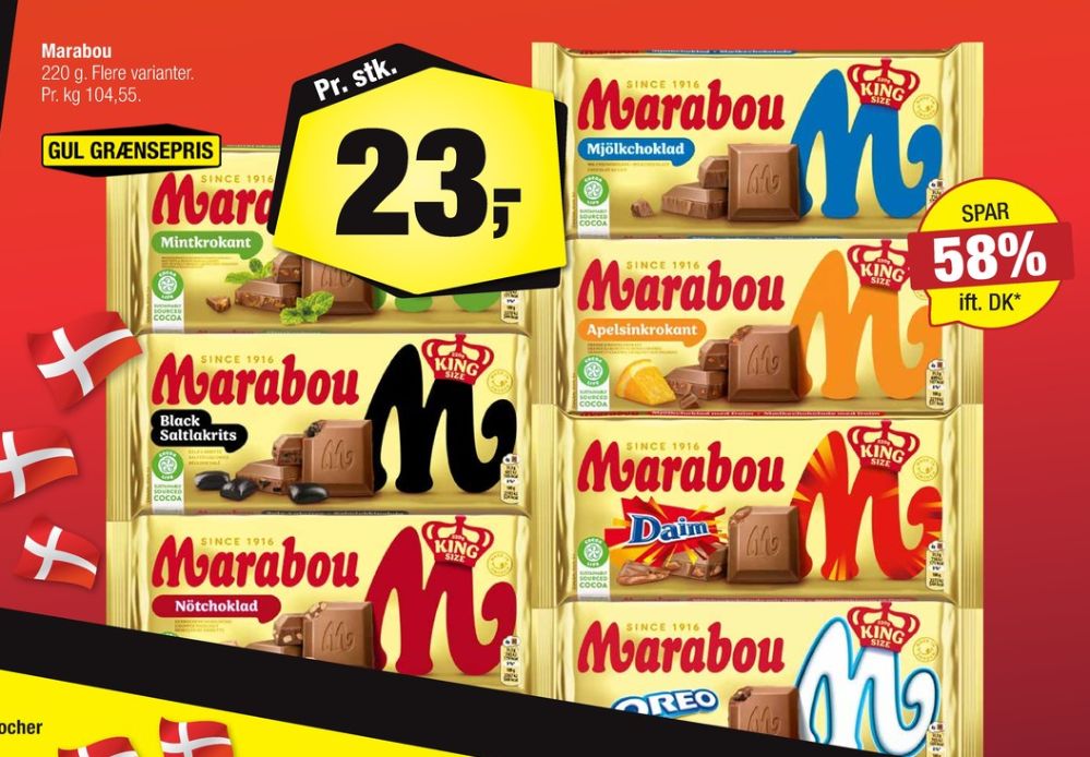 Marabou, Chokoladeplade Black Saltlakritz