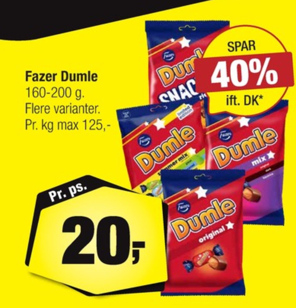 Dumle, Karameller Summer Mix