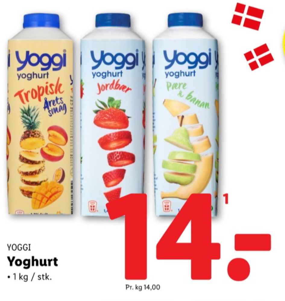 Yoggi, Pære & Banan Yoghurt 