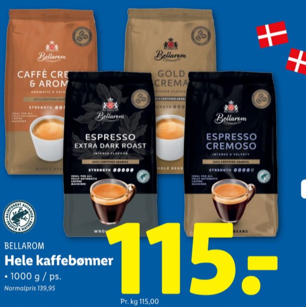 Bellarom Caffe Crema & Aroma, Kaffebønner