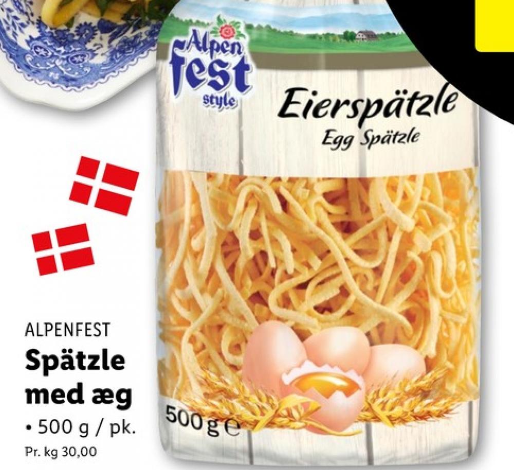 Alpenfest, Eierspätzle