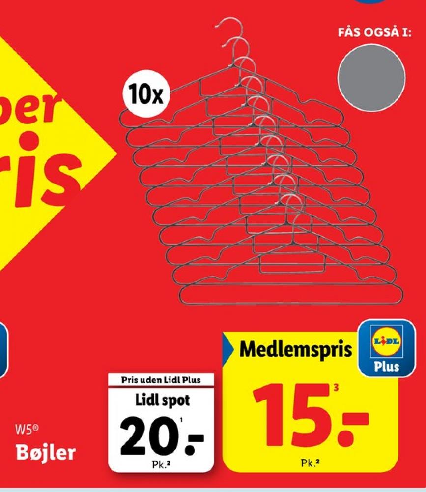 W5, Bøjler