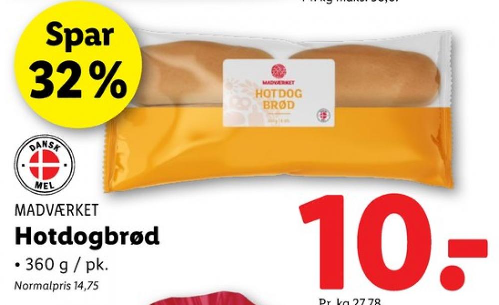 Madværket, Hotdogbrød