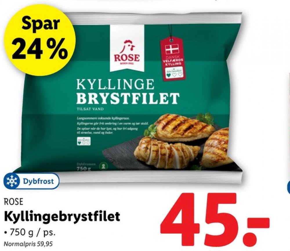 Rose, Kyllingebrystfilet