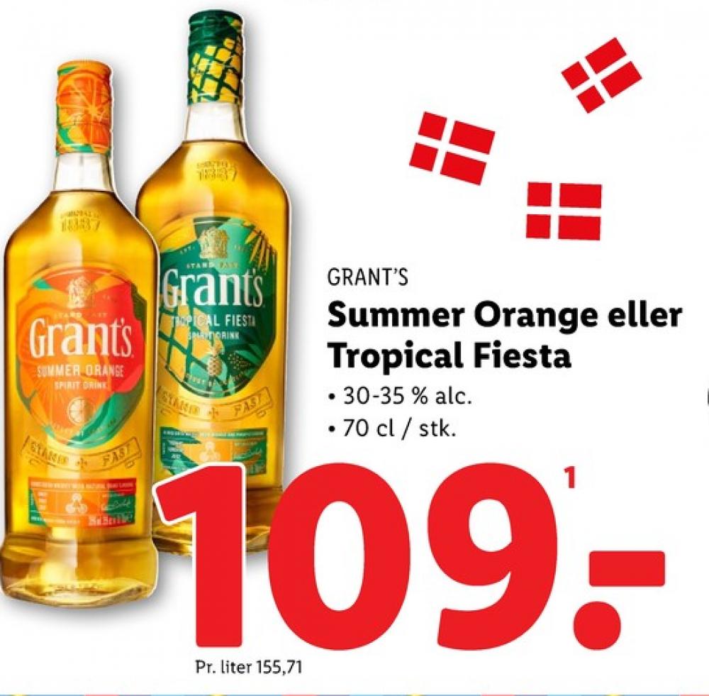 Grants Summer Organge, Whisky