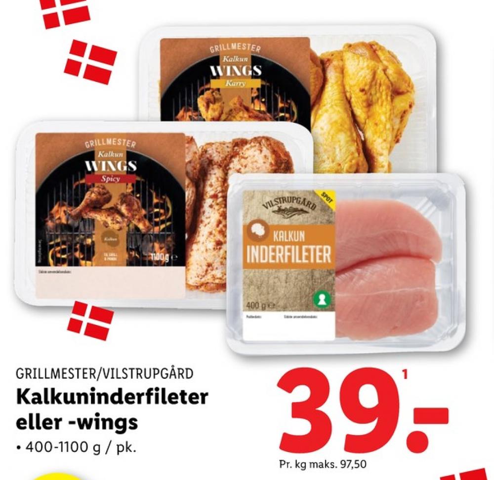 Grillmester, Kalkunvinger