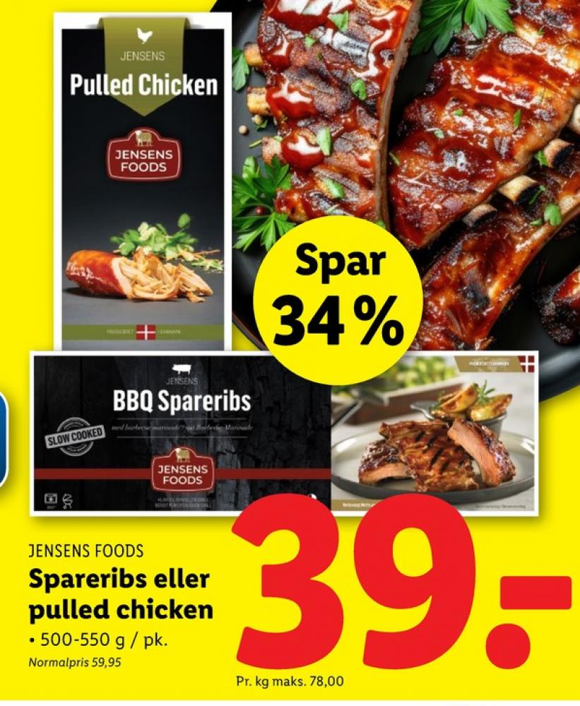 Jensens, Spareribs