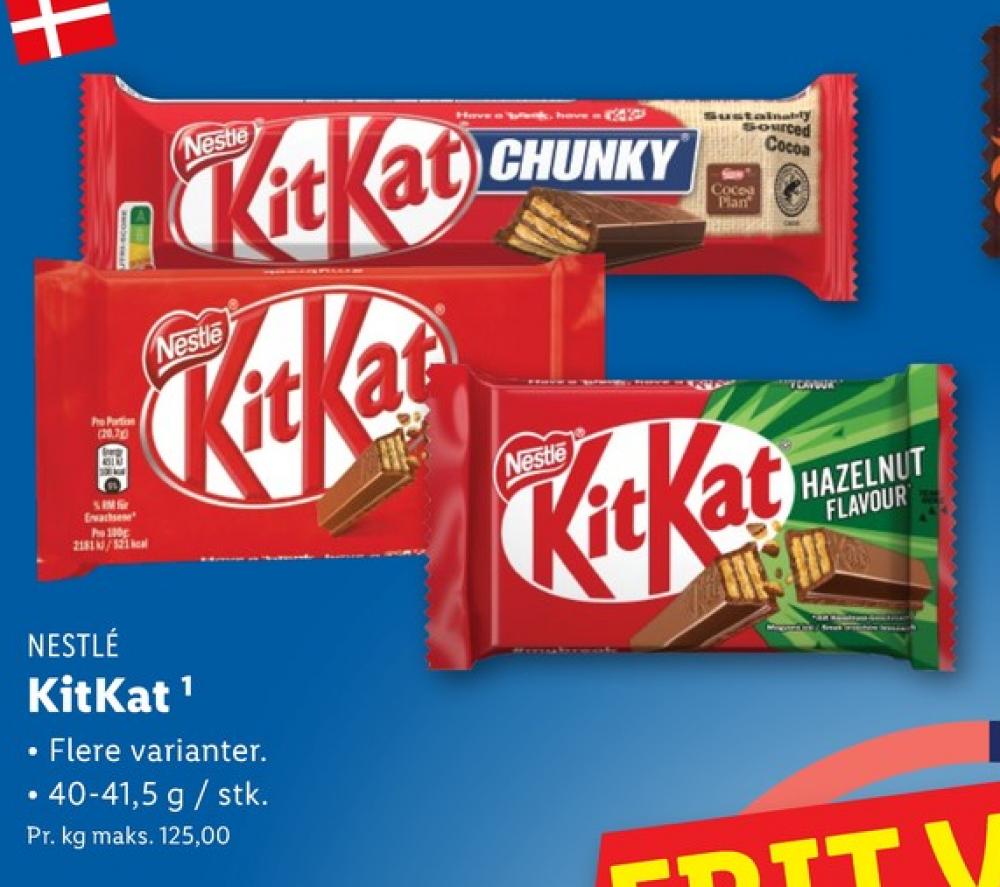 KitKat Chunky, Chokoladebar Cookie Dough
