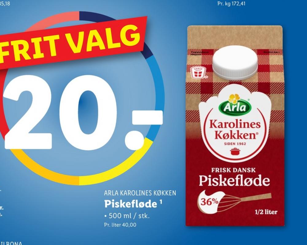 Karolines, Piskefløde 36%
