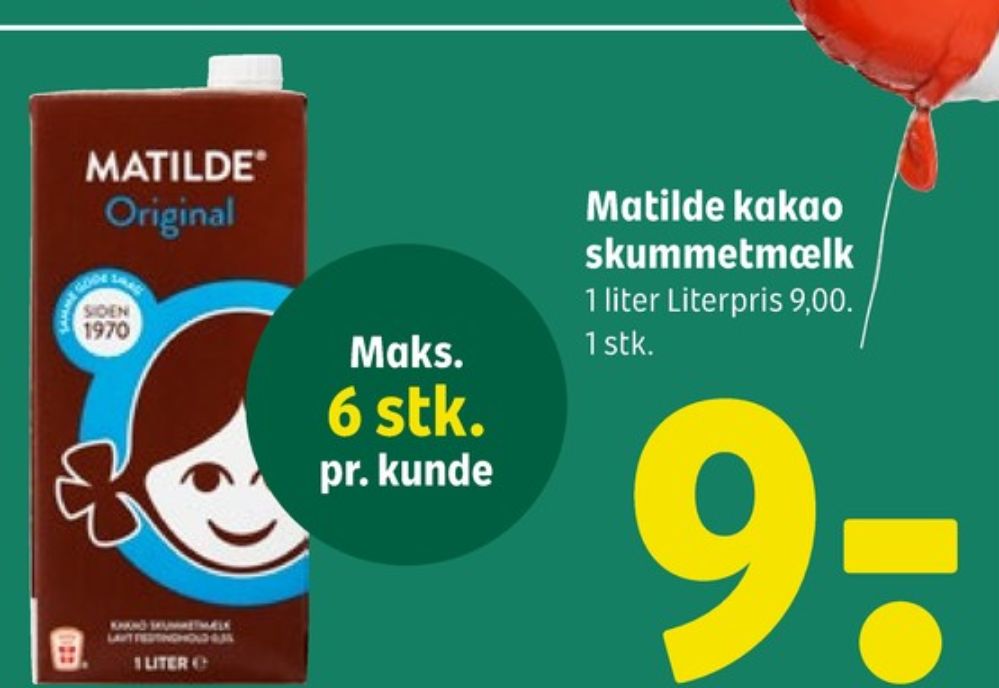 Matilde, Kakaomælk