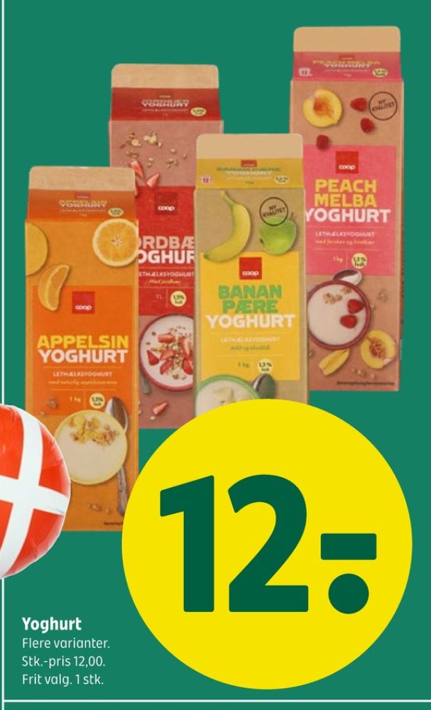 Coop, Jordbær Yoghurt 