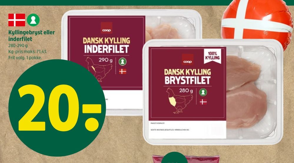 Coop, Kyllingebrystfilet