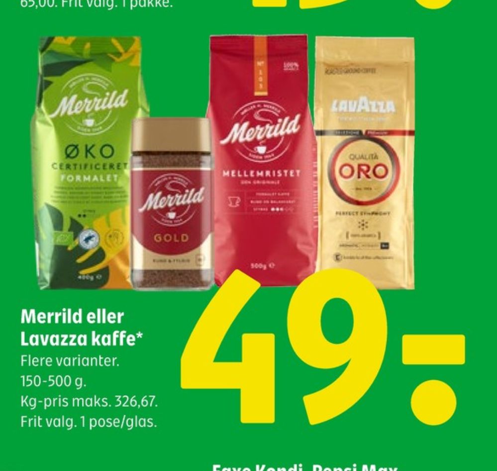 Merrild Mellemristet, Kaffe Formalet