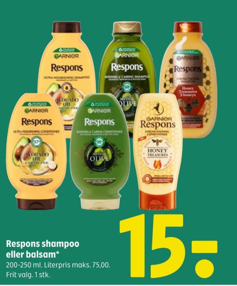 Garnier Respons, Shampoo
