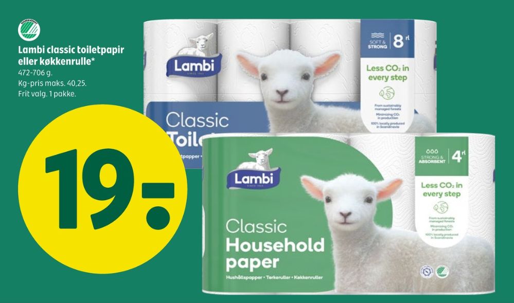 Lambi Classic, Toiletpapir